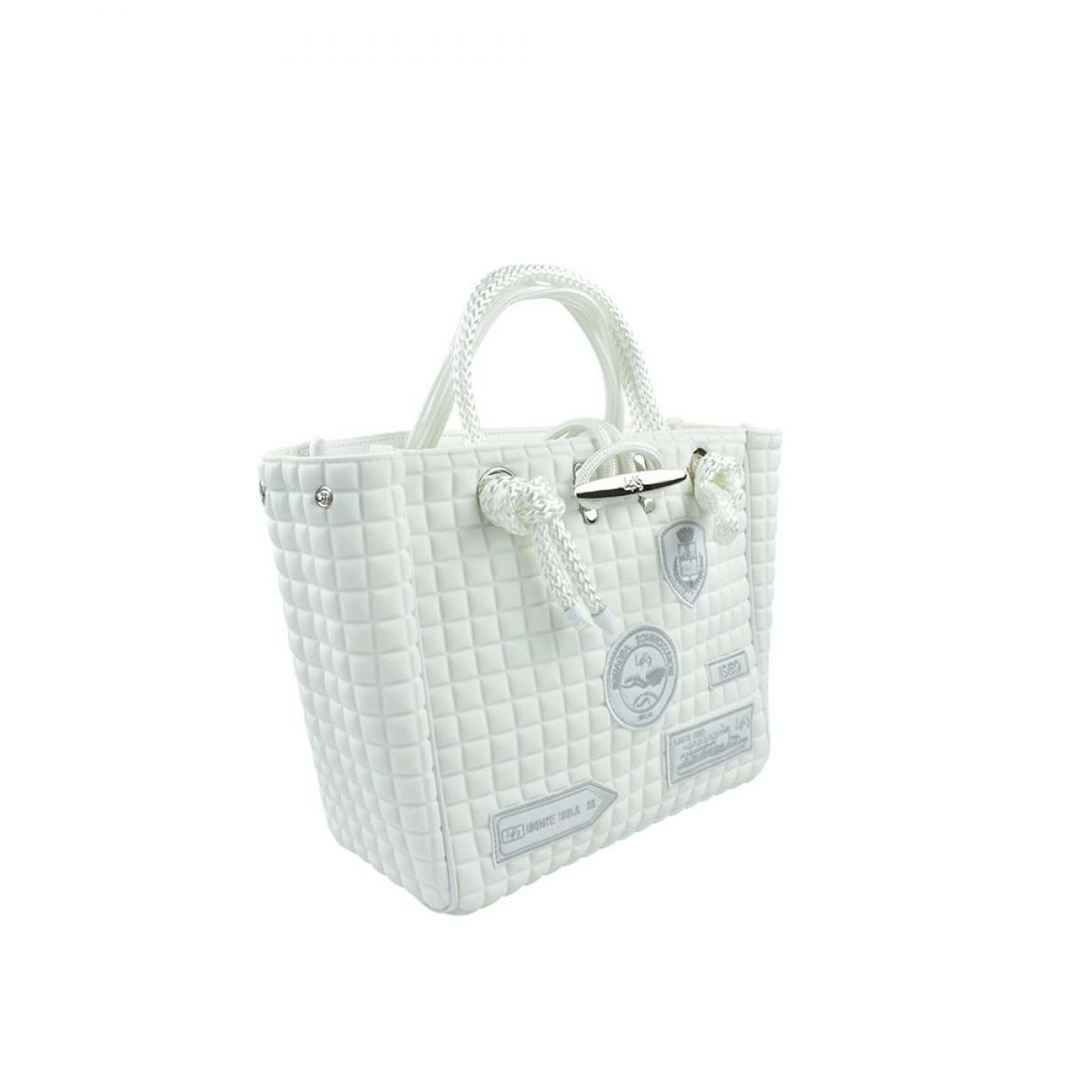  [レーク L4K3] バッグ クリートトートミニ ホワイト イタリア製 tom-1003pa