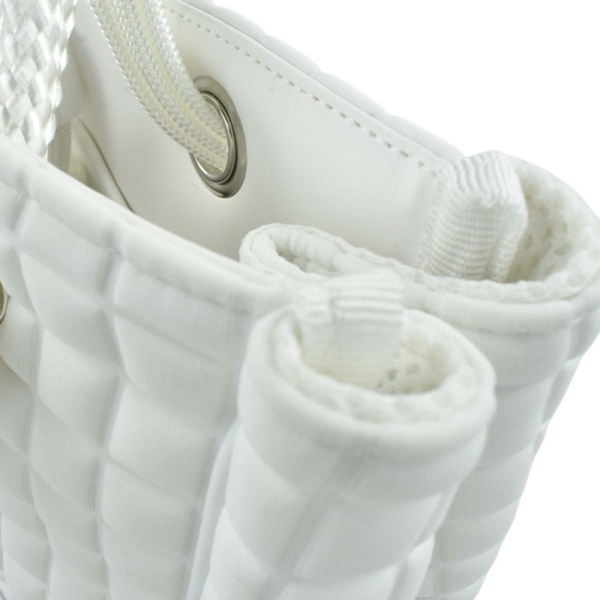  [レーク L4K3] バッグ クリートトートミニ ホワイト イタリア製 tom-1003pa