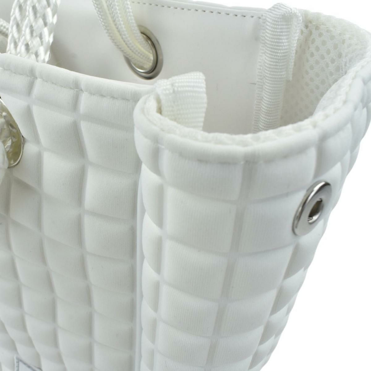  [レーク L4K3] バッグ クリートトートミニ ホワイト イタリア製 tom-1003pa