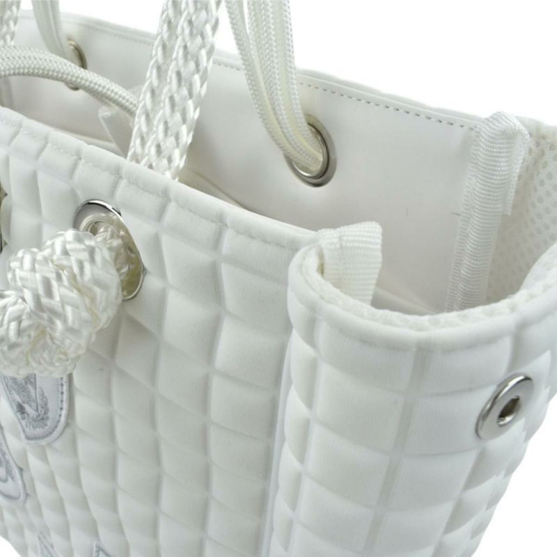  [レーク L4K3] バッグ クリートトートミニ ホワイト イタリア製 tom-1003pa