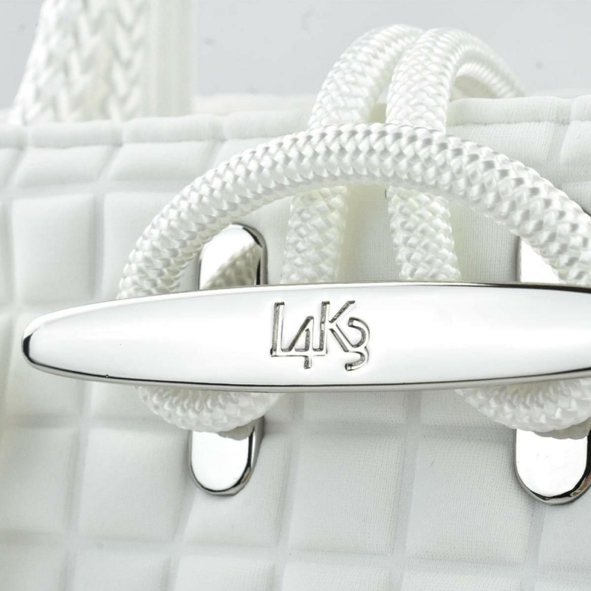  [レーク L4K3] バッグ クリートトートミニ ホワイト イタリア製 tom-1003pa