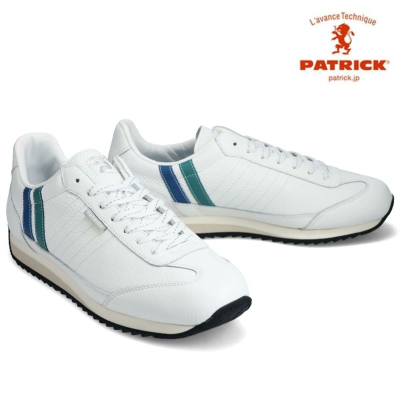 パトリック メンズ スニーカー マラソン・アドリア WHT ホワイト 国産(日本製) PATRICK 507100