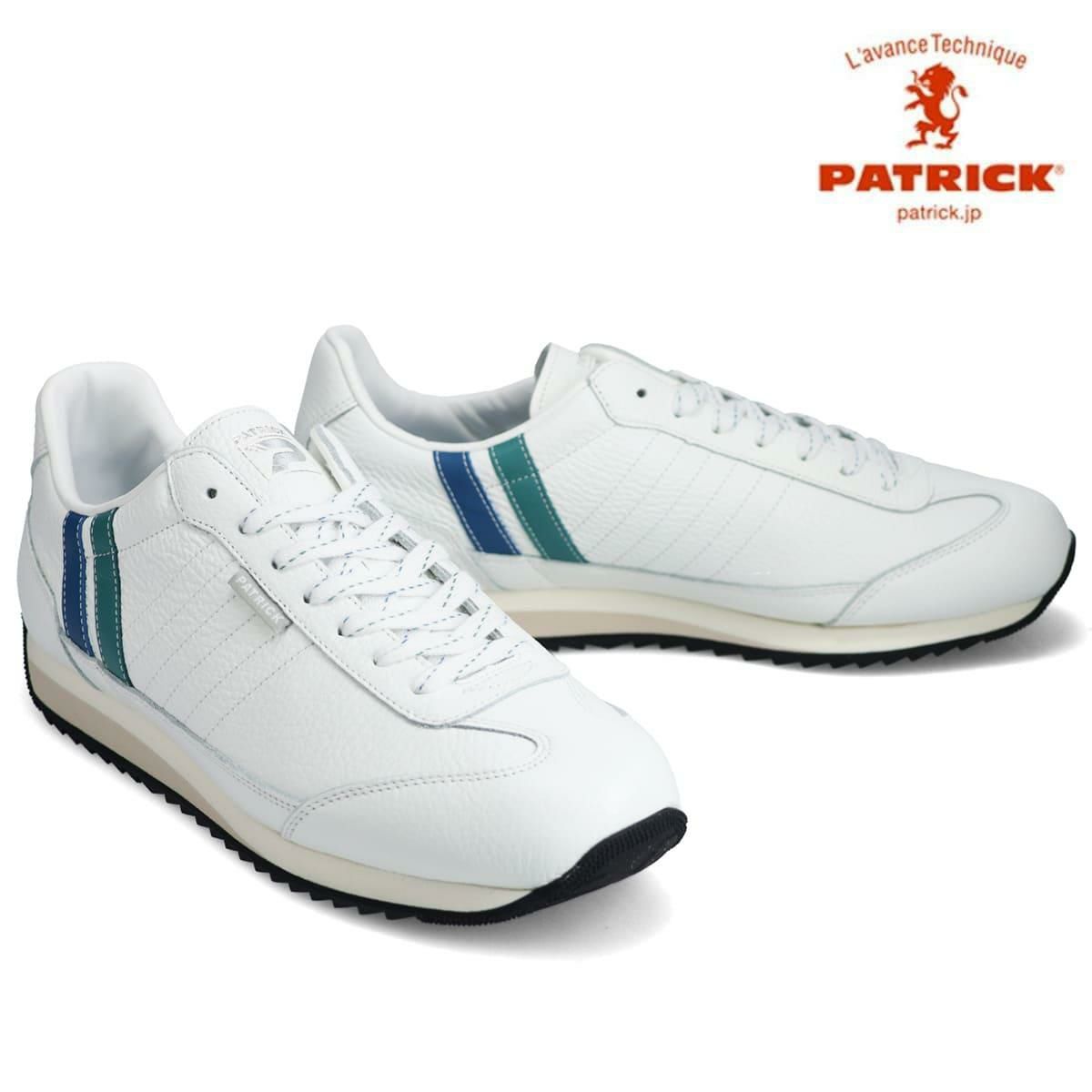パトリック メンズ スニーカー マラソン・アドリア WHT ホワイト 国産(日本製) PATRICK 507100