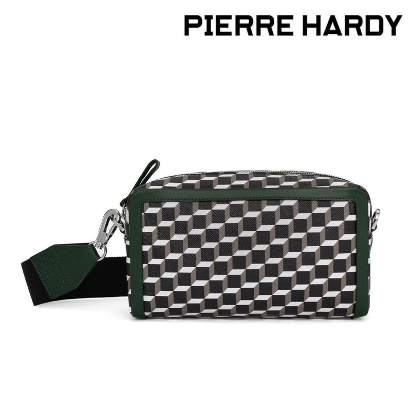 ピエール アルディ カメラバッグマックス ブラック/ホワイト/ダークグリーン ブラック/ホワイト/マルチコ PIERRE HARDY vv08nfa25cvclm