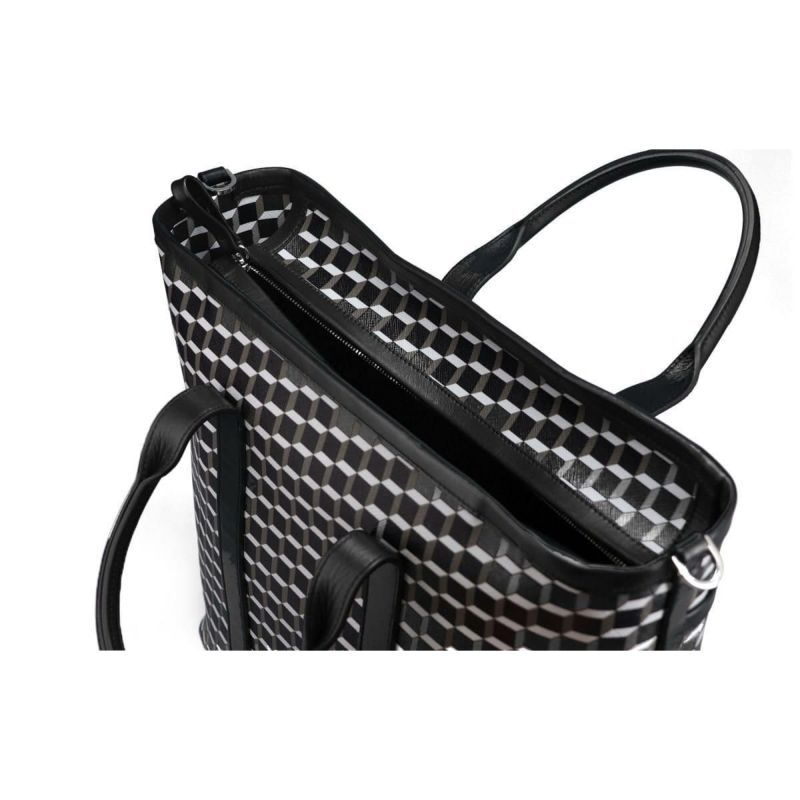 ピエール アルディ トートバッグ ブラック/ホワイト/ブラック PIERRE HARDY pyv03fa25cvccf