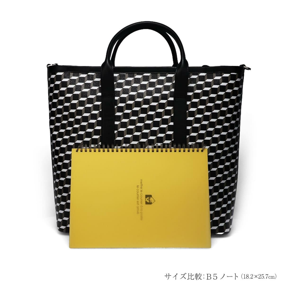 ピエール アルディ トートバッグ ブラック/ホワイト/ブラック PIERRE HARDY pyv03fa25cvccf