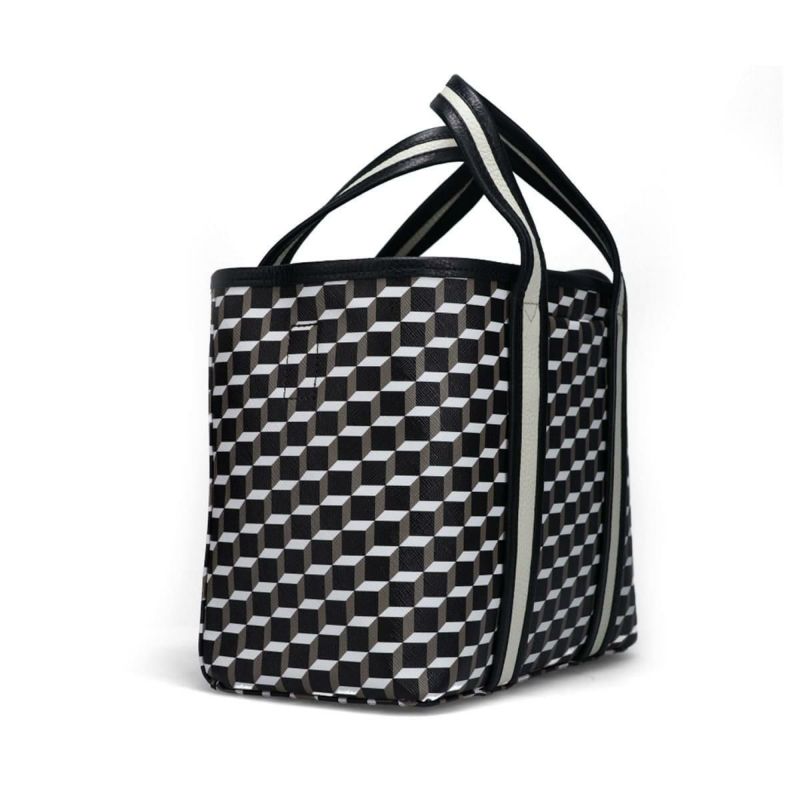  ピエール アルディ ミニアーチトートバッグ ブラック/ホワイト/ブラック PIERRE HARDY ppv05zfa25cvgcf