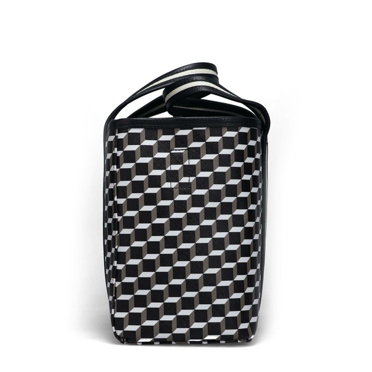  ピエール アルディ ミニアーチトートバッグ ブラック/ホワイト/ブラック PIERRE HARDY ppv05zfa25cvgcf