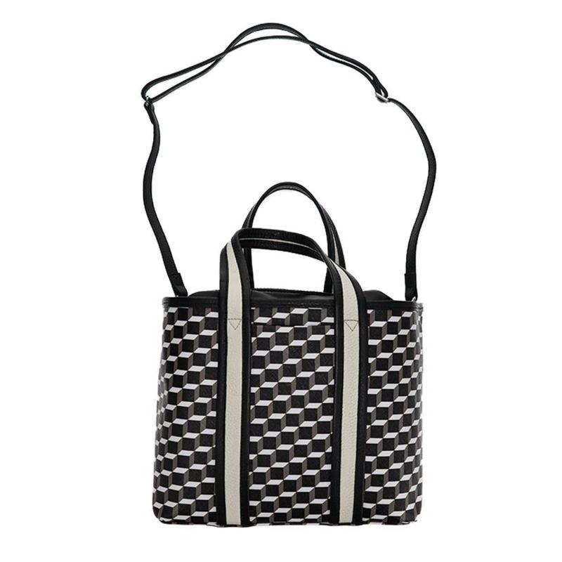  ピエール アルディ ミニアーチトートバッグ ブラック/ホワイト/ブラック PIERRE HARDY ppv05zfa25cvgcf