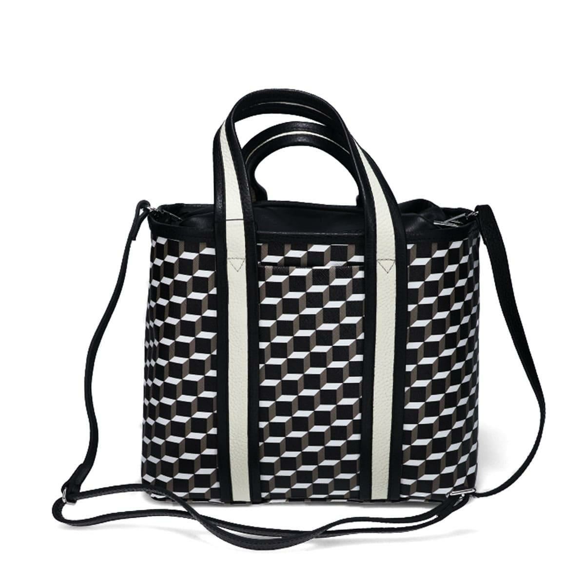  ピエール アルディ ミニアーチトートバッグ ブラック/ホワイト/ブラック PIERRE HARDY ppv05zfa25cvgcf