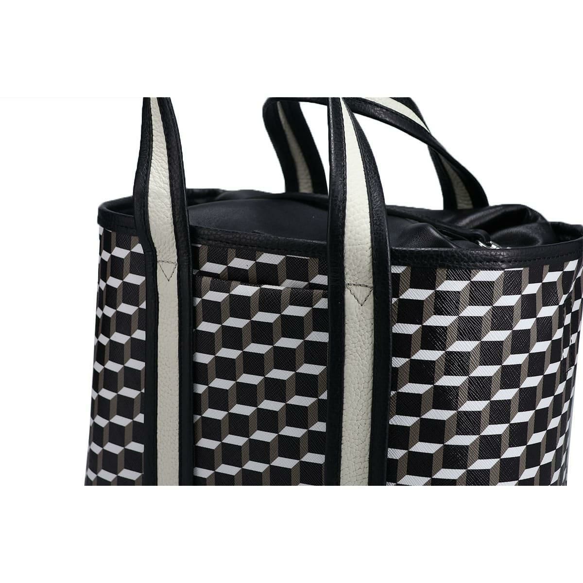  ピエール アルディ ミニアーチトートバッグ ブラック/ホワイト/ブラック PIERRE HARDY ppv05zfa25cvgcf