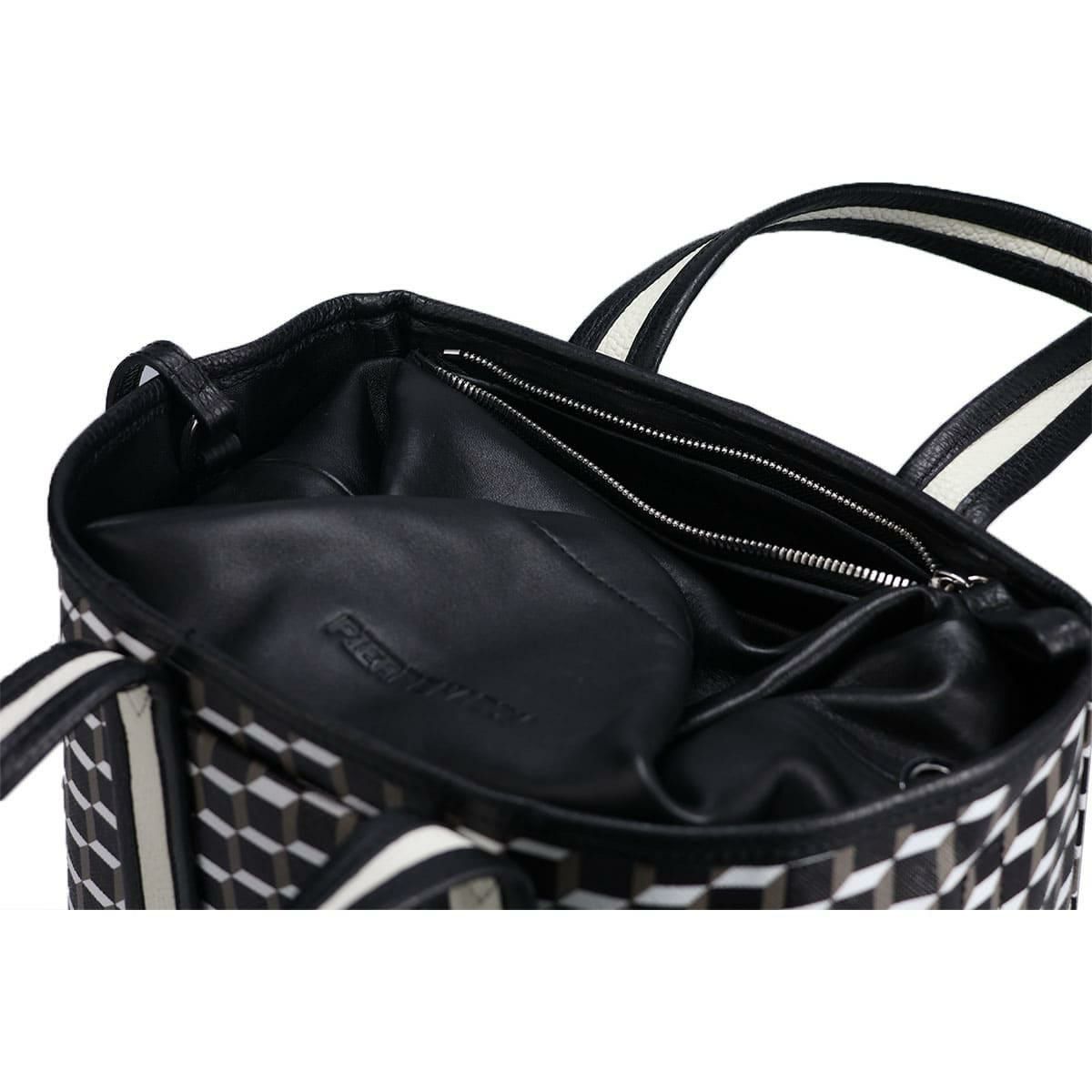  ピエール アルディ ミニアーチトートバッグ ブラック/ホワイト/ブラック PIERRE HARDY ppv05zfa25cvgcf