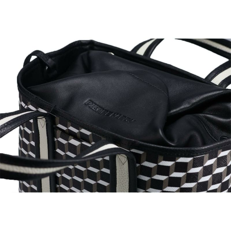  ピエール アルディ ミニアーチトートバッグ ブラック/ホワイト/ブラック PIERRE HARDY ppv05zfa25cvgcf