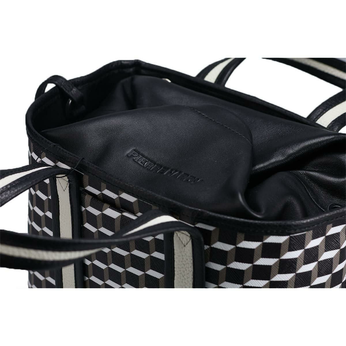  ピエール アルディ ミニアーチトートバッグ ブラック/ホワイト/ブラック PIERRE HARDY ppv05zfa25cvgcf