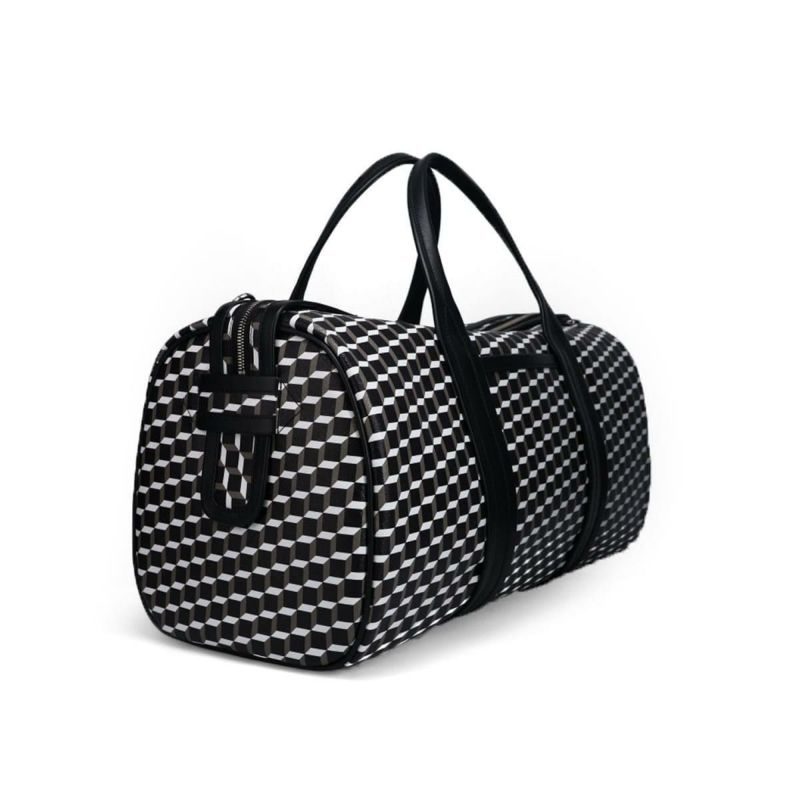 ピエール アルディ キャブトラベルバッグ ブラック/ホワイト/ブラック PIERRE HARDY padv07fa25cvccf