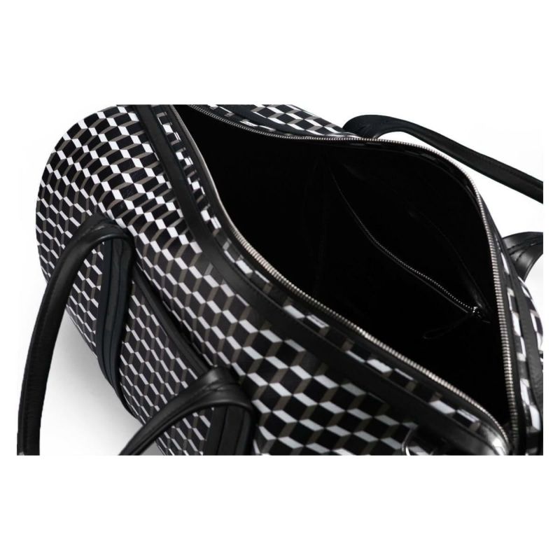 ピエール アルディ キャブトラベルバッグ ブラック/ホワイト/ブラック PIERRE HARDY padv07fa25cvccf