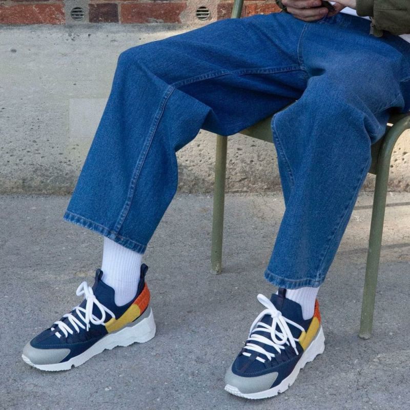 ピエール アルディ メンズ スニーカー トレックコメット ネイビー/マルチコ PIERRE HARDY lx01zfa25cfca