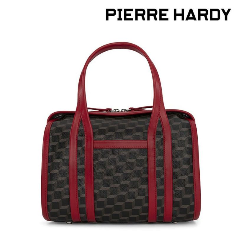 ピエール アルディ ミニキャブバッグ ブラック/ブラック/レッド ブラック/ホワイト/ブラック PIERRE HARDY adv06fa25cvccf