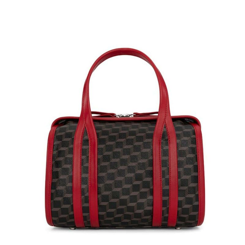 ピエール アルディ ミニキャブバッグ ブラック/ブラック/レッド ブラック/ホワイト/ブラック PIERRE HARDY adv06fa25cvccf