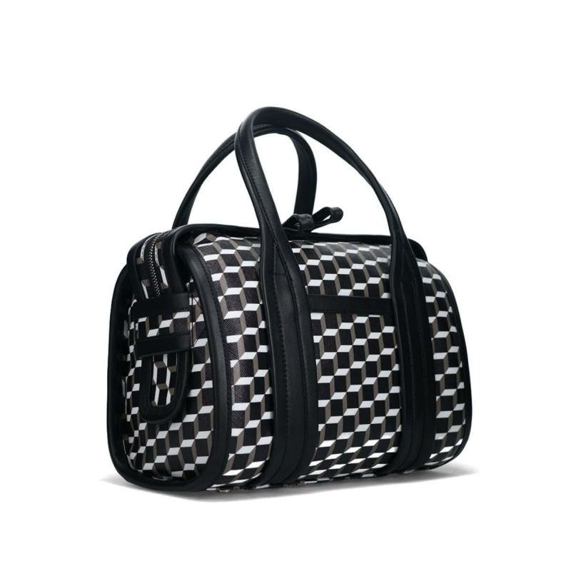 ピエール アルディ ミニキャブバッグ ブラック/ブラック/レッド ブラック/ホワイト/ブラック PIERRE HARDY adv06fa25cvccf