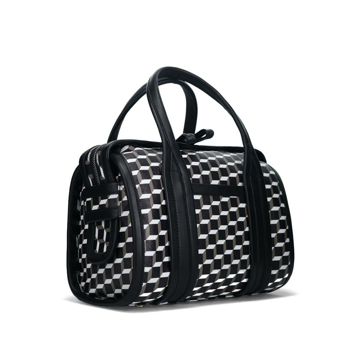 ピエール アルディ ミニキャブバッグ ブラック/ブラック/レッド ブラック/ホワイト/ブラック PIERRE HARDY adv06fa25cvccf