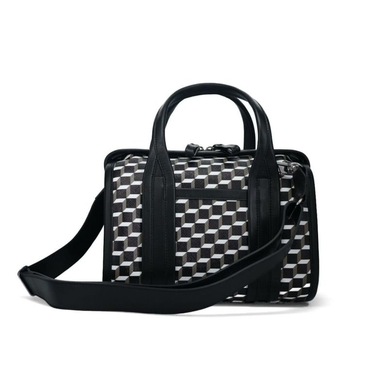 ピエール アルディ ミニキャブバッグ ブラック/ブラック/レッド ブラック/ホワイト/ブラック PIERRE HARDY adv06fa25cvccf