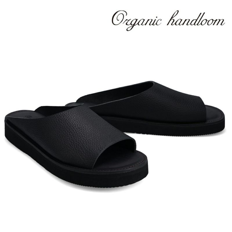 オーガニックハンドルーム メンズ カジュアルシューズ リヒト ブラックシュリンク 国産(日本製) ORGANIC HANDLOOM oh016493