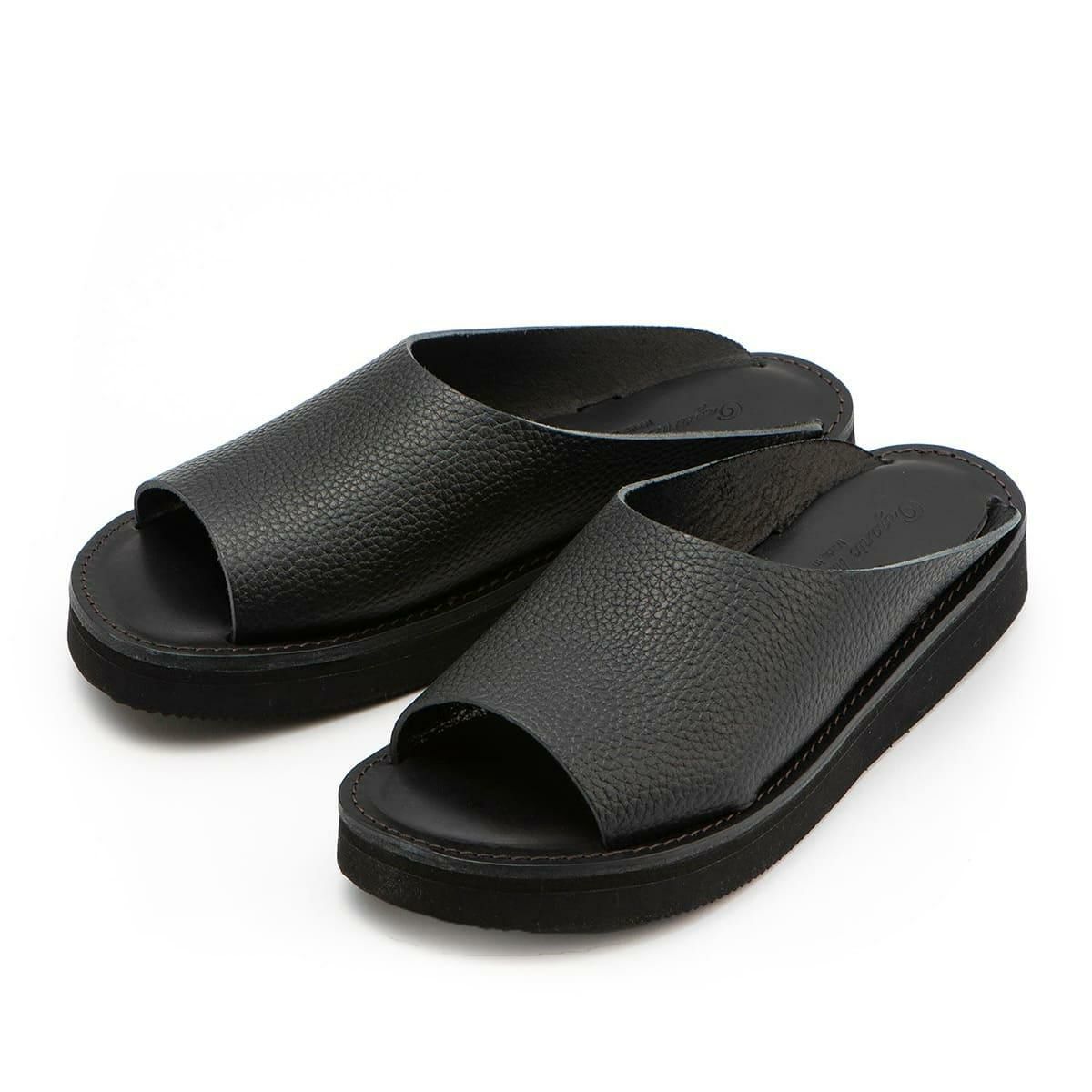 オーガニックハンドルーム メンズ カジュアルシューズ リヒト ブラックシュリンク 国産(日本製) ORGANIC HANDLOOM oh016493