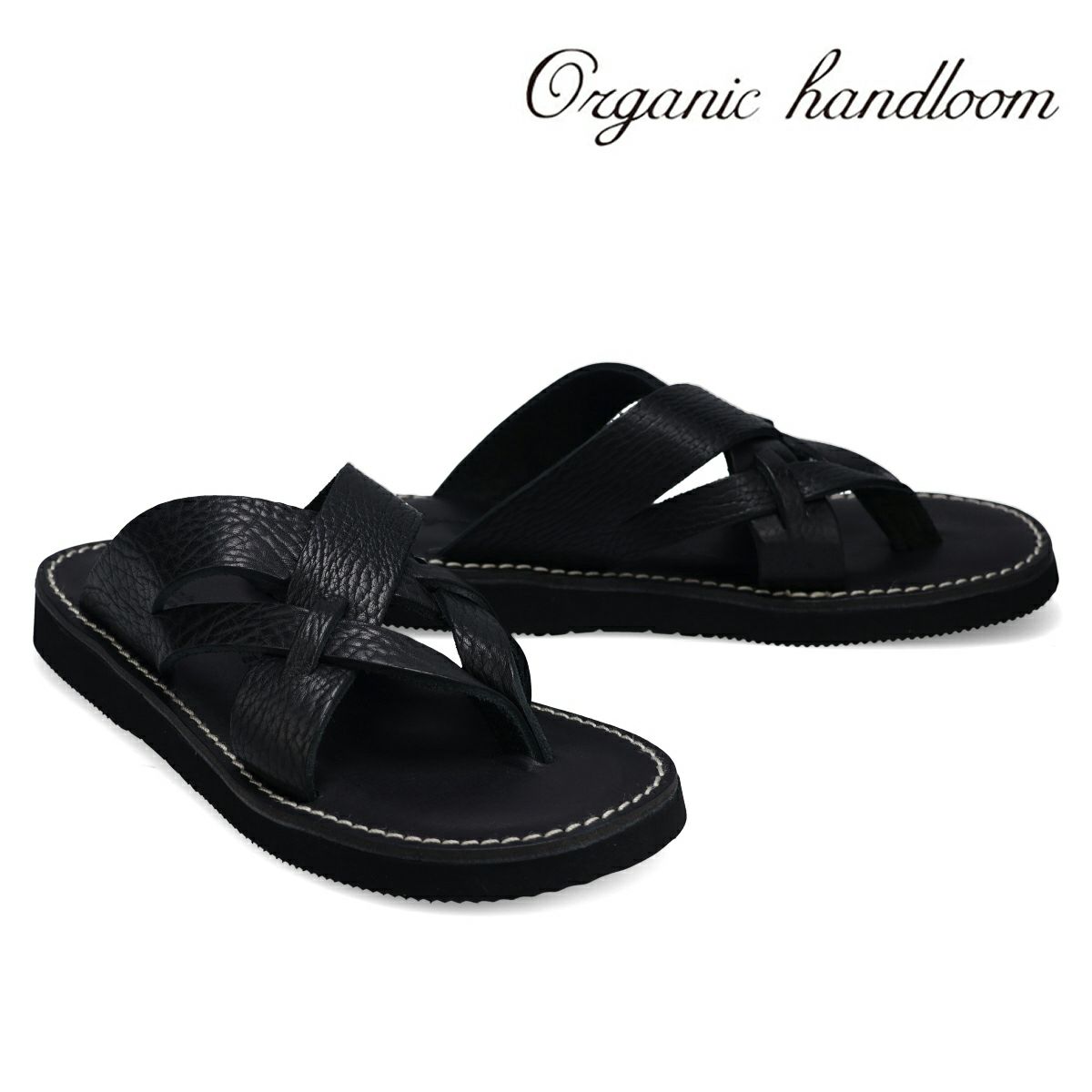  オーガニックハンドルーム メンズ カジュアルシューズ デュビ ブラックシュリンク 国産(日本製) ORGANIC HANDLOOM oh021493