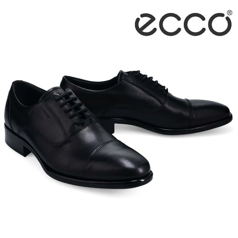  エコー メンズ ドレスシューズ シティトレイ 内羽根ストレートチップ ブラック モカ ECCO 512824