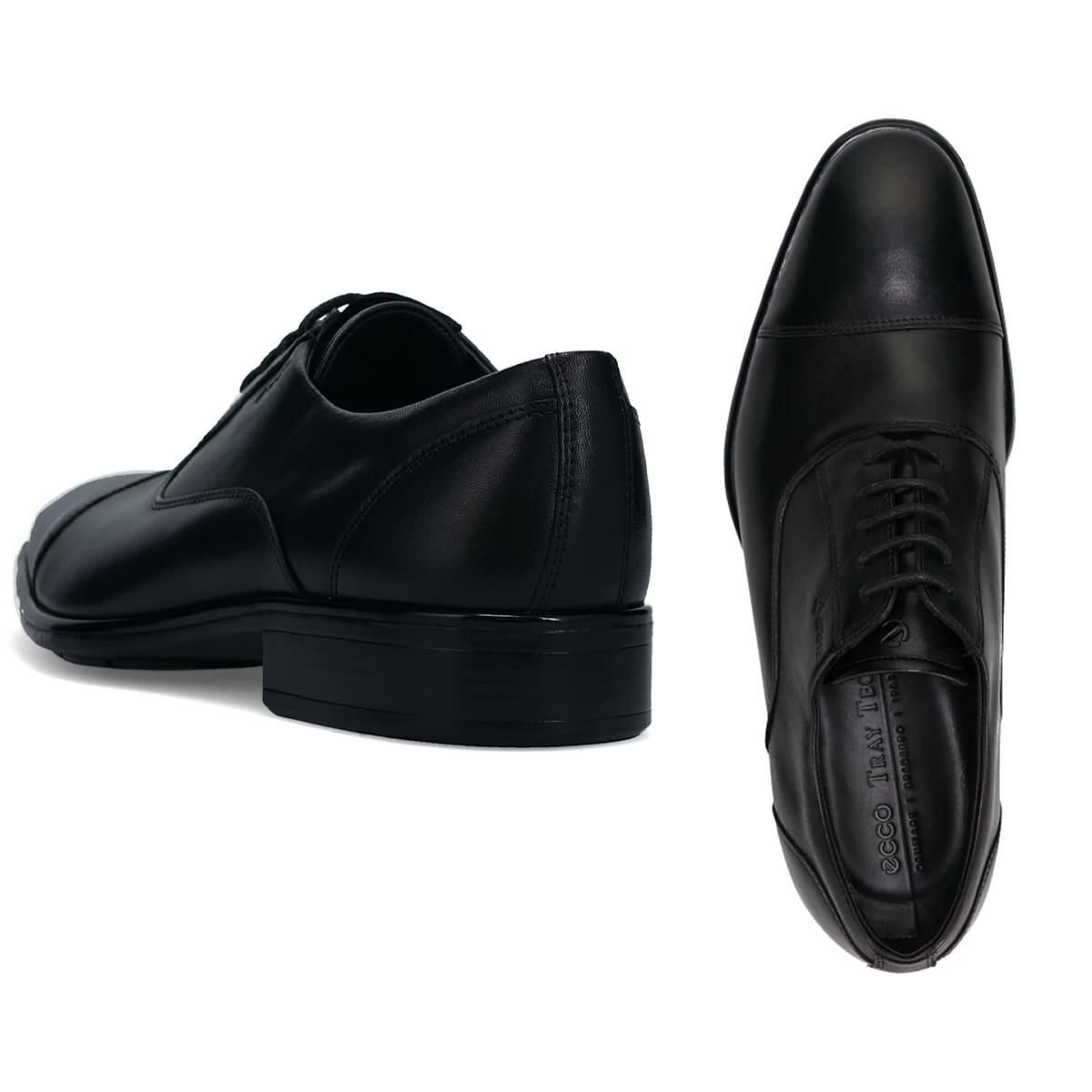  エコー メンズ ドレスシューズ シティトレイ 内羽根ストレートチップ ブラック モカ ECCO 512824