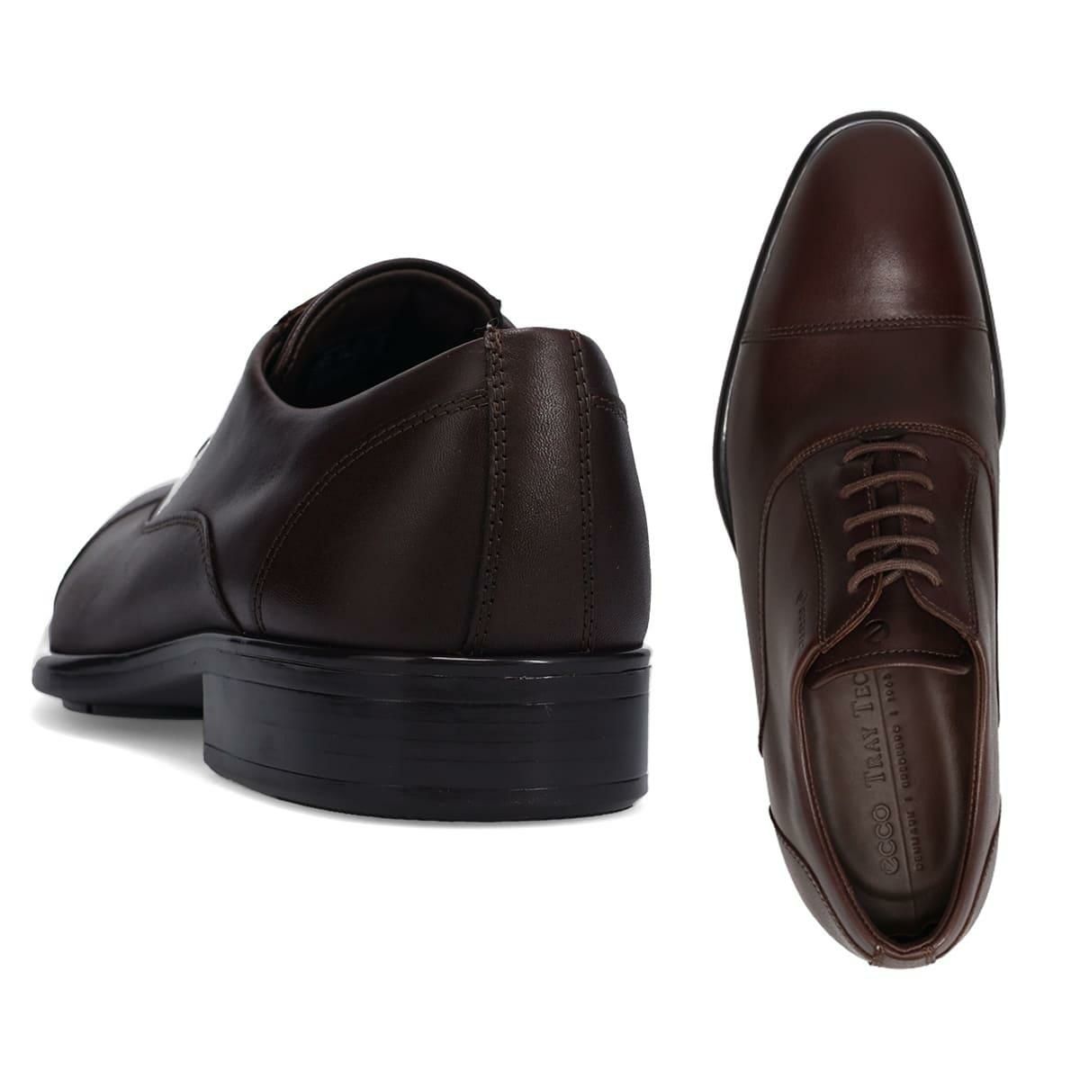  エコー メンズ ドレスシューズ シティトレイ 内羽根ストレートチップ ブラック モカ ECCO 512824