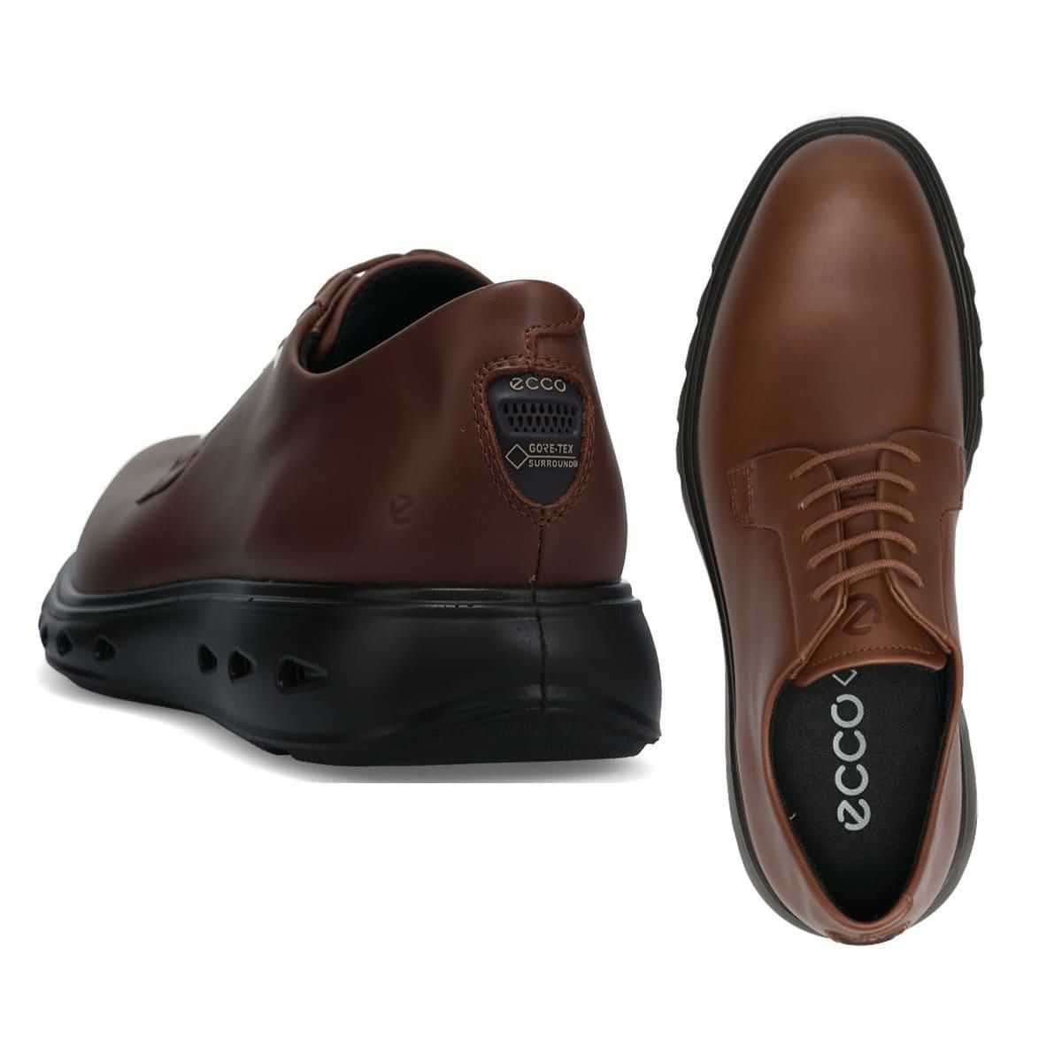 エコー メンズ ドレスシューズ ハイブリッド720 ブラック ココアブラウン ECCO 524704