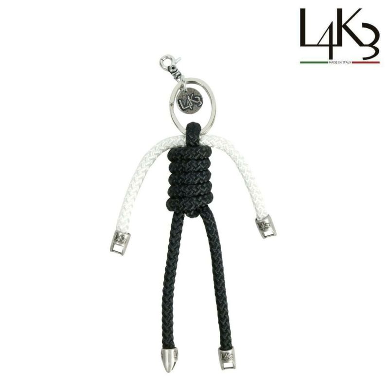  [レーク L4K3] ベビードールチャーム ブラック/ホワイト イタリア製 dlp-5020