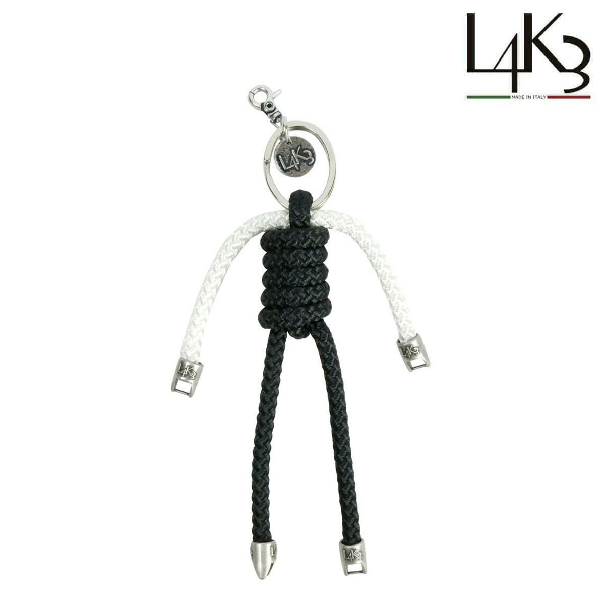  [レーク L4K3] ベビードールチャーム ブラック/ホワイト イタリア製 dlp-5020