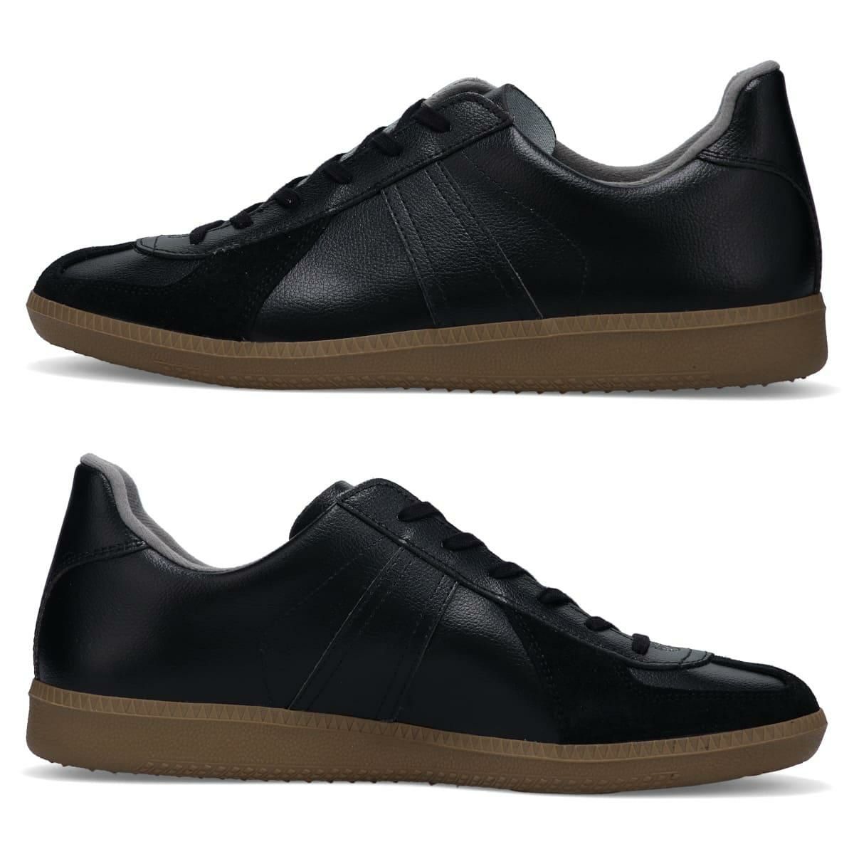 ジャーマントレーナー レディース スニーカー ホワイト ブラック GEAMAN TRAINER 1183