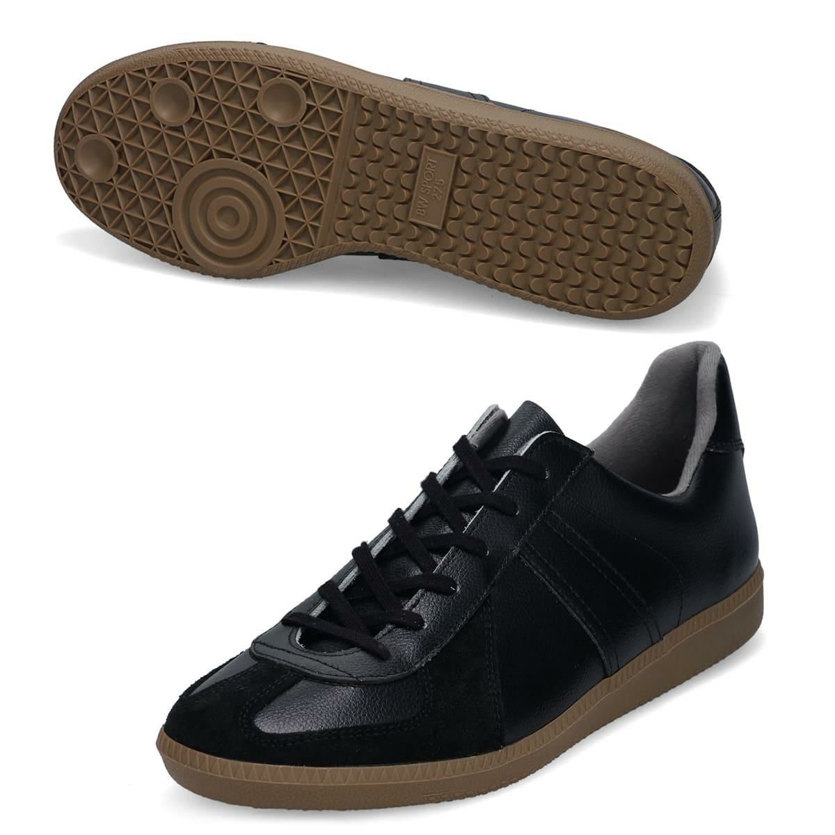 ジャーマントレーナー レディース スニーカー ホワイト ブラック GEAMAN TRAINER 1183