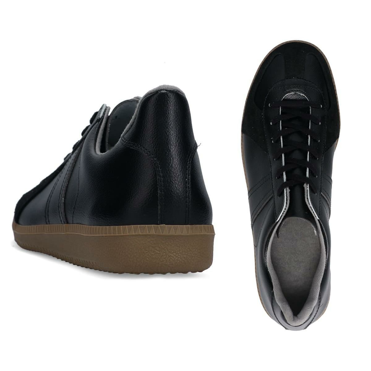 ジャーマントレーナー レディース スニーカー ホワイト ブラック GEAMAN TRAINER 1183