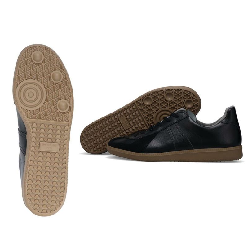 ジャーマントレーナー レディース スニーカー ホワイト ブラック GEAMAN TRAINER 1183