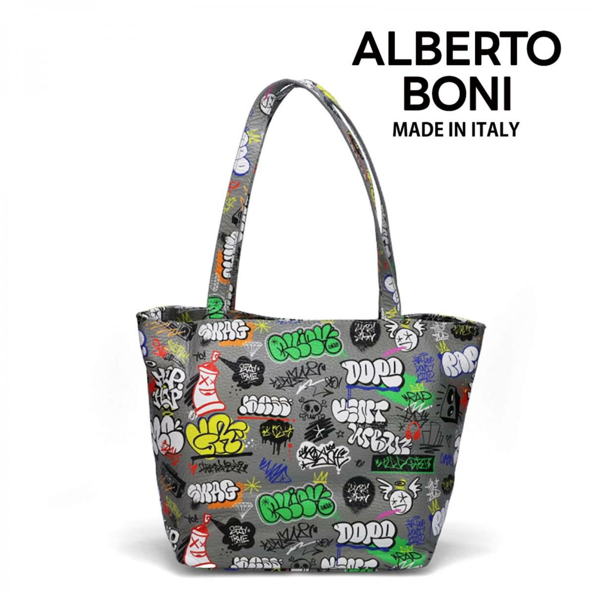 アルベルトボニー ミニトートバッグ イタリア製 ALBERTO BONI alb-9921