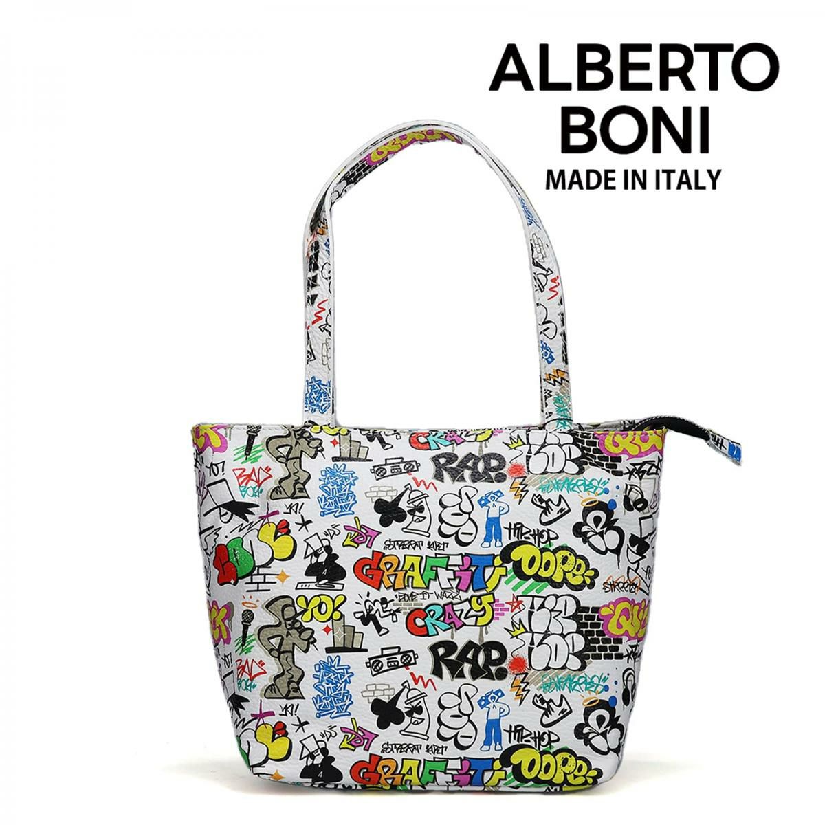 アルベルトボニー ミニトートバッグ イタリア製 ALBERTO BONI alb-9921