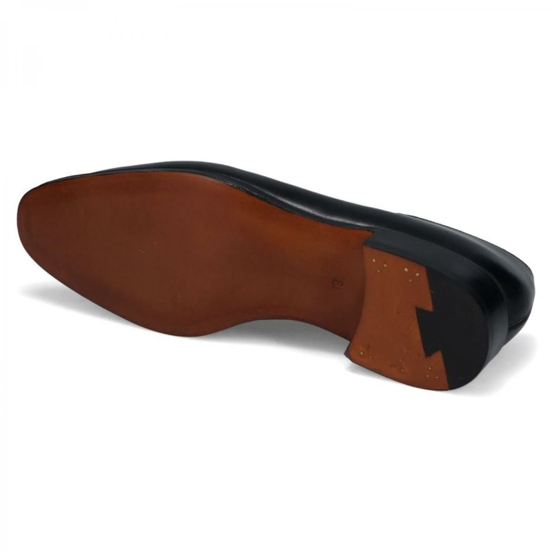 フウガシン メンズ ドレスシューズ ホールカット ブラック FUGASHIN fdm4107