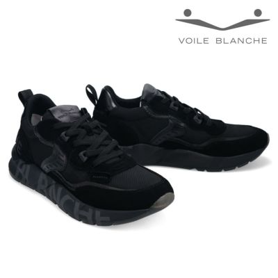 VOILE BLANCHE ボイルブランシェ 新品同様 MARAN MULTISTAR スニーカー シューズ メンズ ブラック×ゴールド 39  2016280011A09 VOILE BLANCHE スニーカー 黒　39
