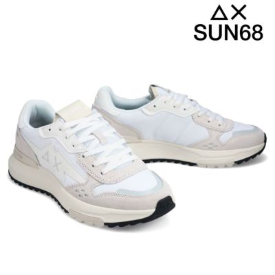SUN68 NIKI スニーカー ホワイト/グレー 43 SUN68 NIKI スニーカー ホワイト/グレー 43 - メルカリ