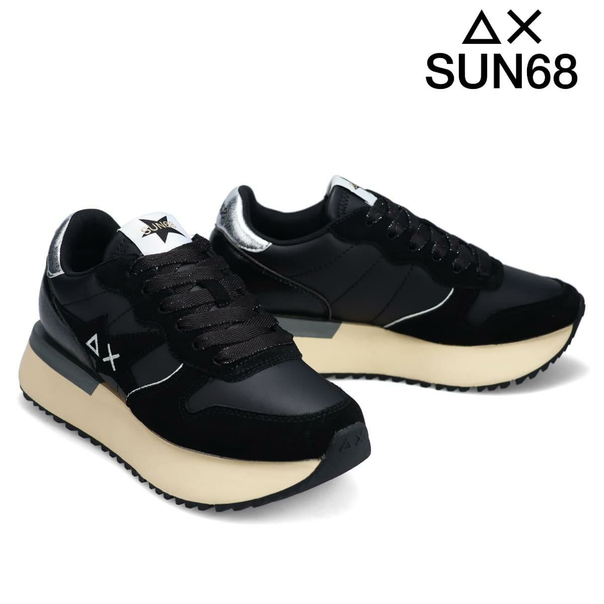 サンシックスティーエイト レディース ビッグスターガールバックシルバー SUN68 sun251-z222