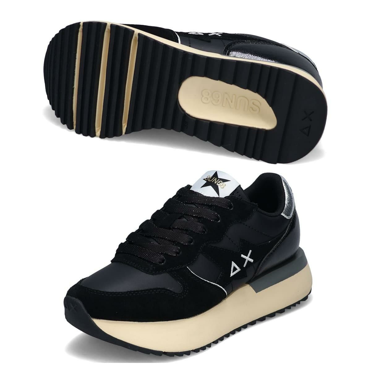 サンシックスティーエイト レディース ビッグスターガールバックシルバー SUN68 sun251-z222