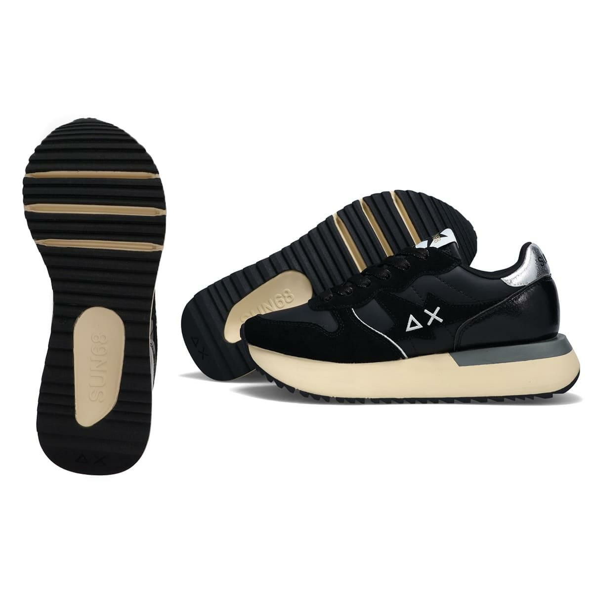 サンシックスティーエイト レディース ビッグスターガールバックシルバー SUN68 sun251-z222