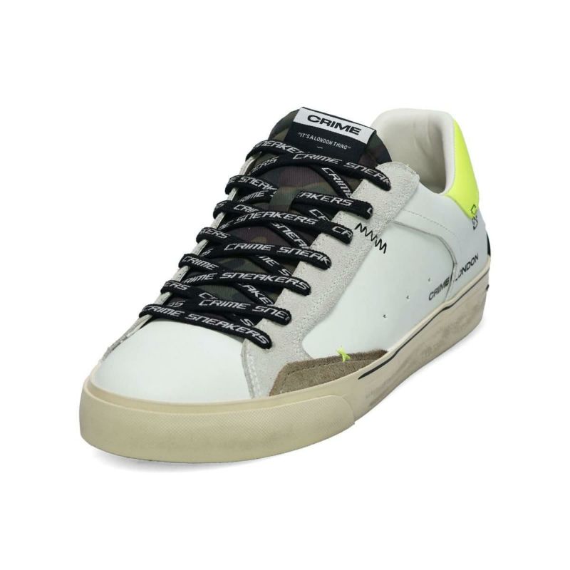 クライムロンドン メンズ スニーカー ディストレス デコンストラクト イタリア製 CRIME LONDON 11031aa8-10
