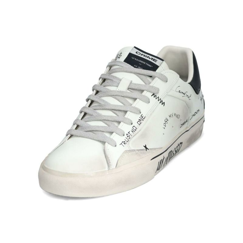 クライムロンドン メンズ スニーカー ディストレス デコンストラクト イタリア製 CRIME LONDON 11033aa8-10