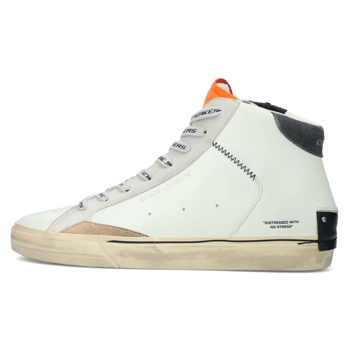 クライムロンドン メンズ スニーカー ディストレスト 2.0 ハイ イタリア製 CRIME LONDON 11051aa8-10